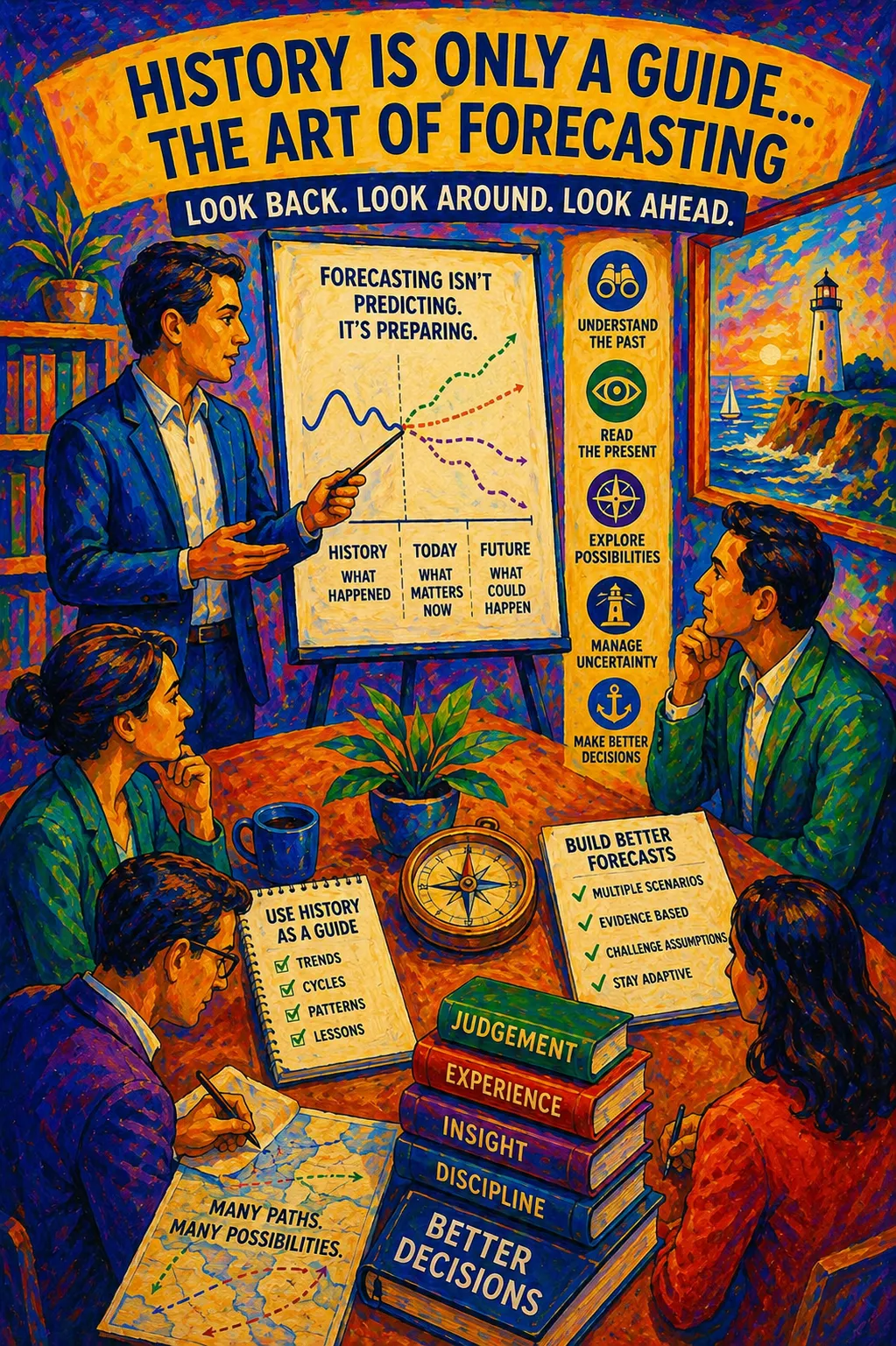 History Is Only a Guide... The Art of Forecasting